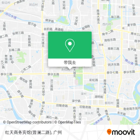 红天商务宾馆(普澜二路)地图