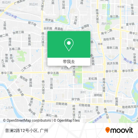 普澜2路12号小区地图
