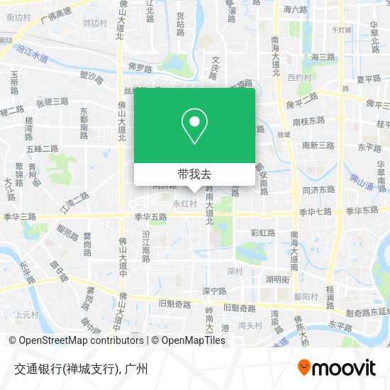 交通银行(禅城支行)地图