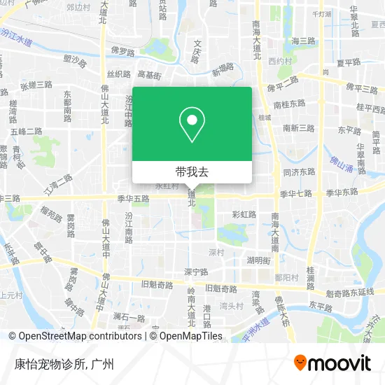 康怡宠物诊所地图