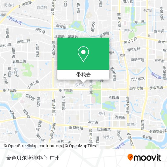 金色贝尔培训中心地图