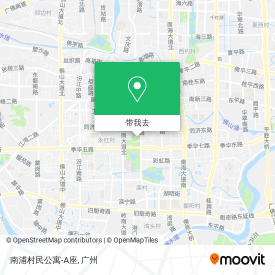 南浦村民公寓-A座地图