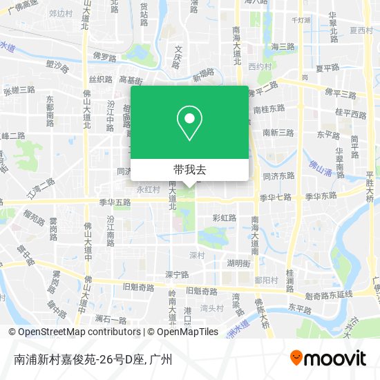 南浦新村嘉俊苑-26号D座地图