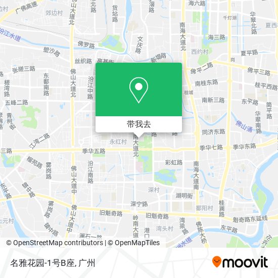名雅花园-1号B座地图