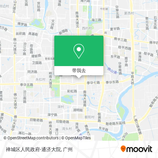 禅城区人民政府-通济大院地图