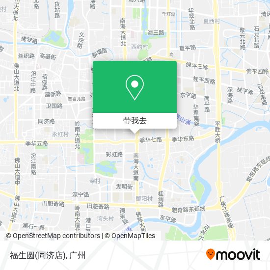 福生圆(同济店)地图