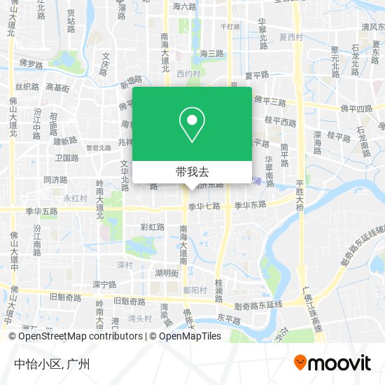 中怡小区地图