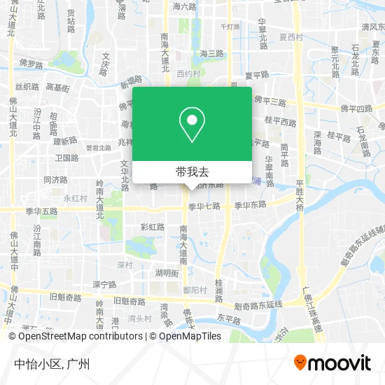 中怡小区地图