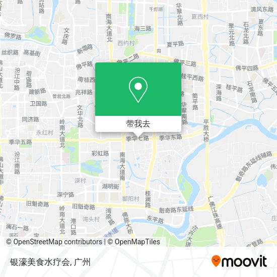 银濠美食水疗会地图