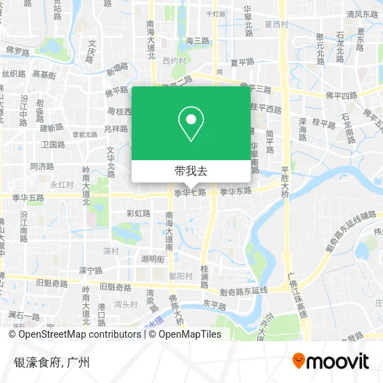 银濠食府地图