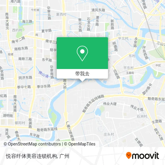 悦容纤体美容连锁机构地图