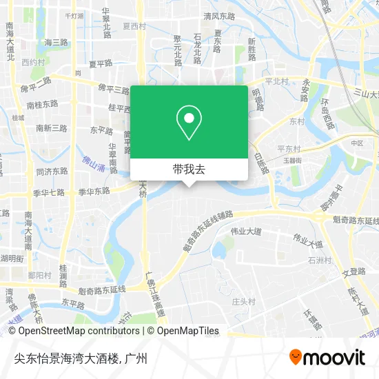 尖东怡景海湾大酒楼地图