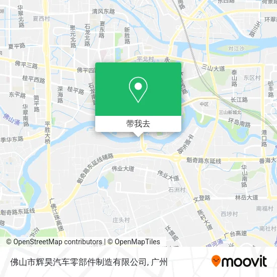 佛山市辉昊汽车零部件制造有限公司地图