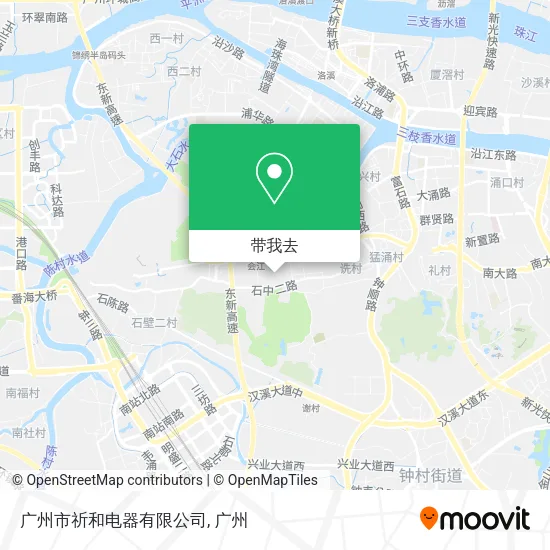 广州市祈和电器有限公司地图