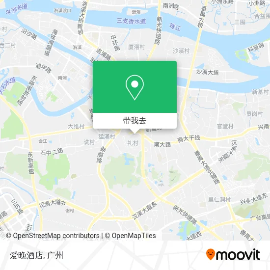 爱晚酒店地图