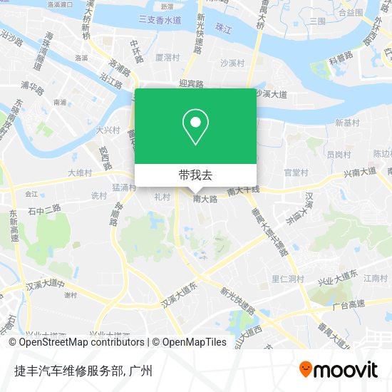 捷丰汽车维修服务部地图