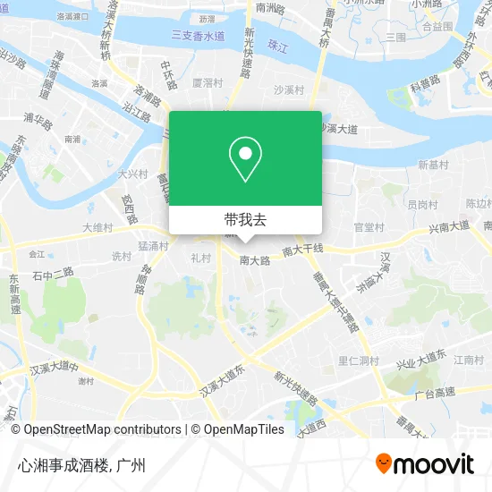心湘事成酒楼地图