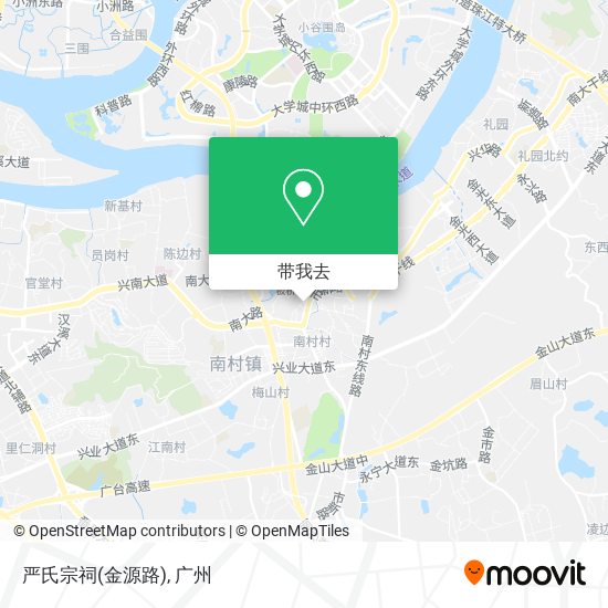 严氏宗祠(金源路)地图