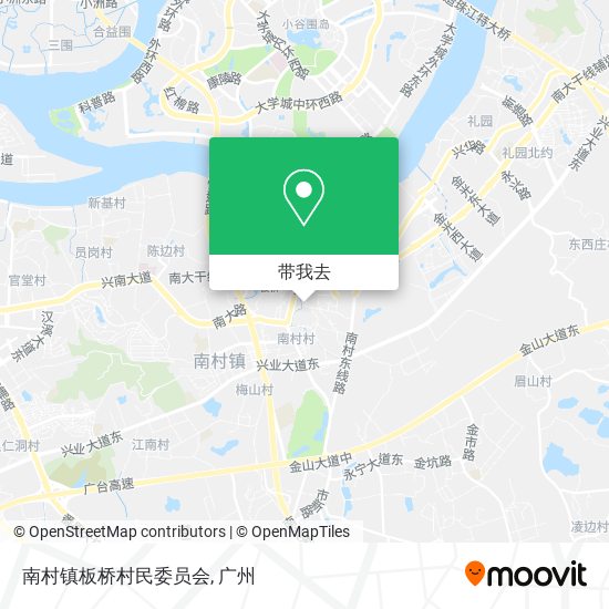 南村镇板桥村民委员会地图