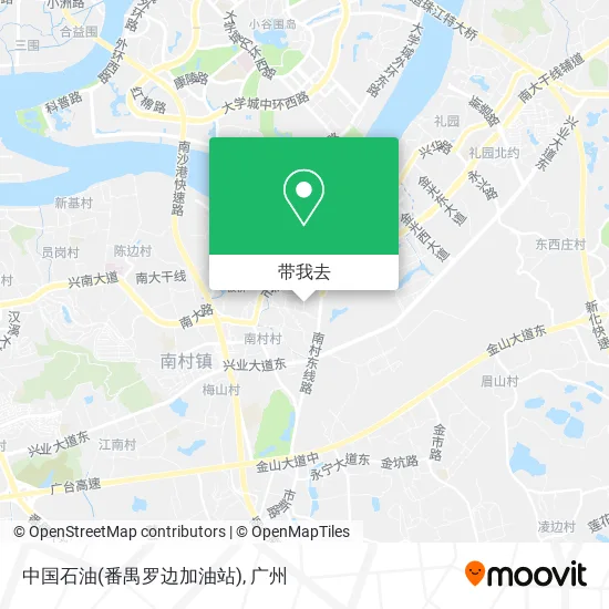 中国石油(番禺罗边加油站)地图