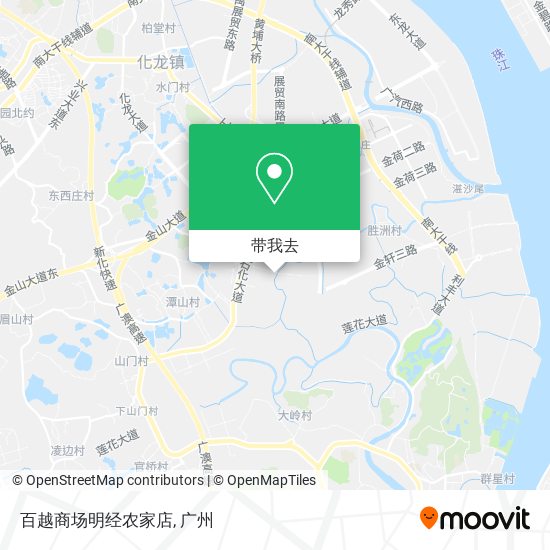 百越商场明经农家店地图