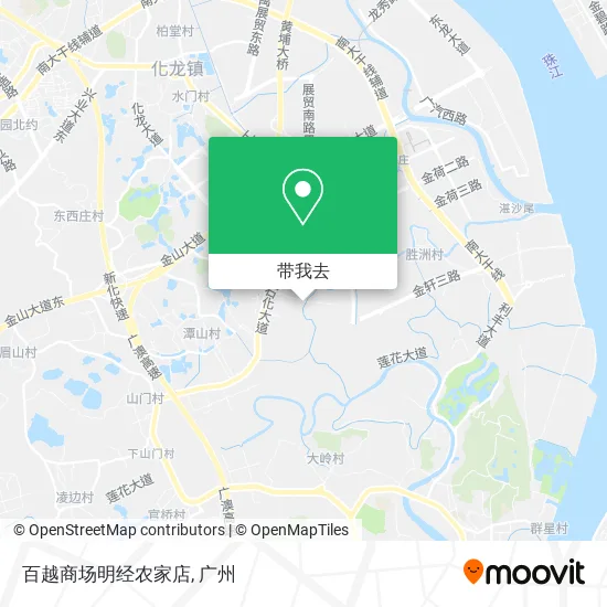 百越商场明经农家店地图