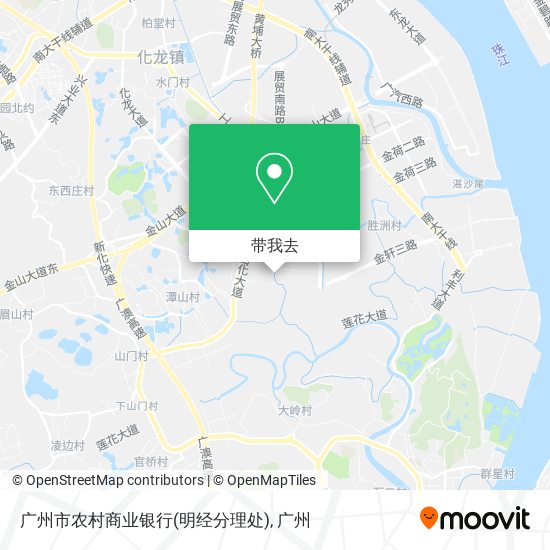 广州市农村商业银行(明经分理处)地图