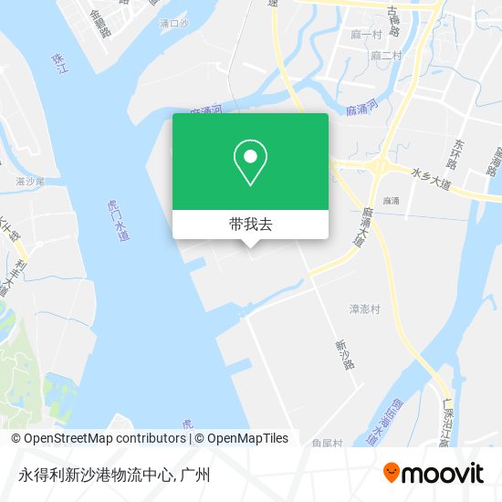 永得利新沙港物流中心地图