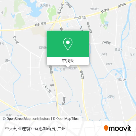 中天药业连锁经营惠旭药房地图