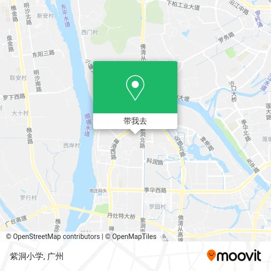 紫洞小学地图