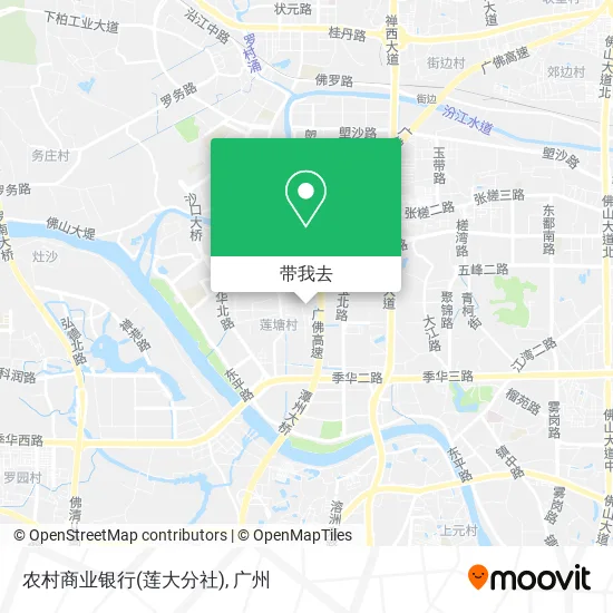 农村商业银行(莲大分社)地图