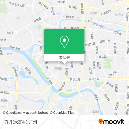 乔丹(大富村)地图