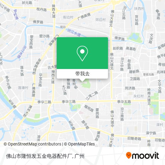 佛山市隆恒发五金电器配件厂地图