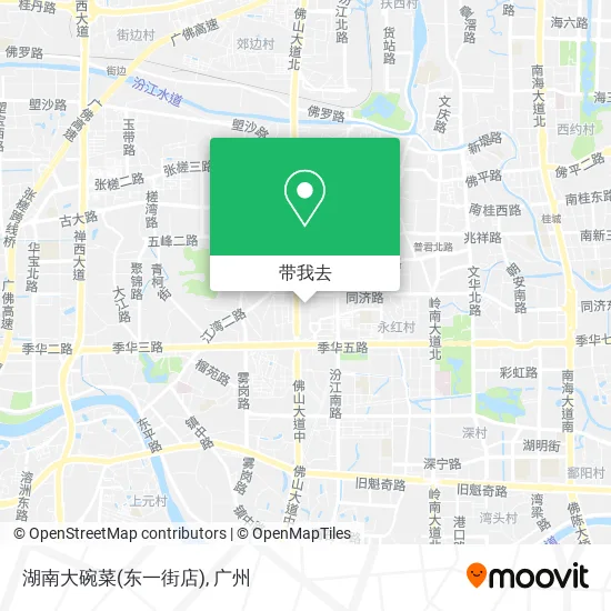 湖南大碗菜(东一街店)地图