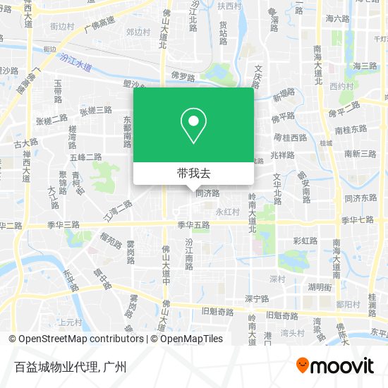 百益城物业代理地图