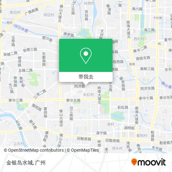 金银岛水城地图