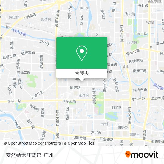 安然纳米汗蒸馆地图