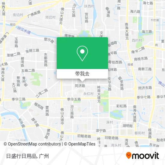 日盛行日用品地图
