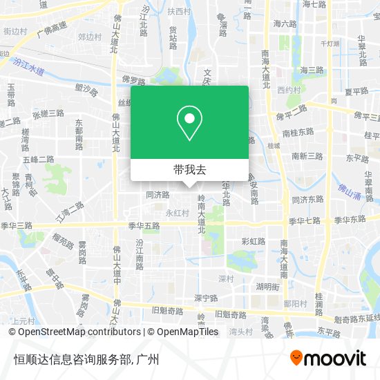 恒顺达信息咨询服务部地图