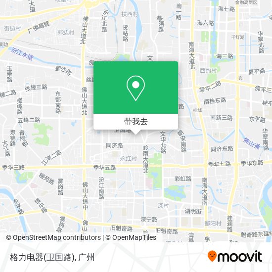 格力电器(卫国路)地图