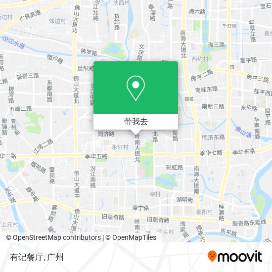 有记餐厅地图