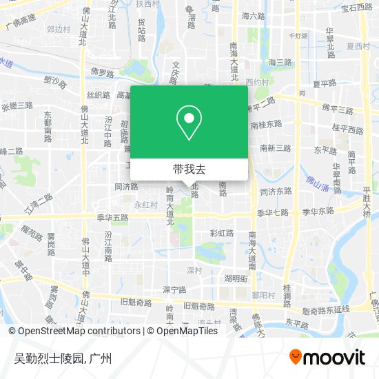 吴勤烈士陵园地图
