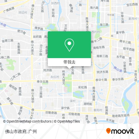 佛山市政府地图