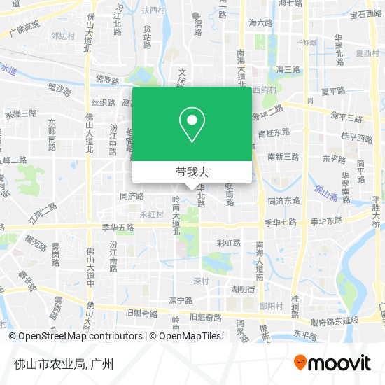 佛山市农业局地图