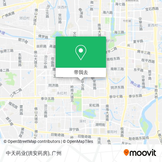 中天药业(洪安药房)地图