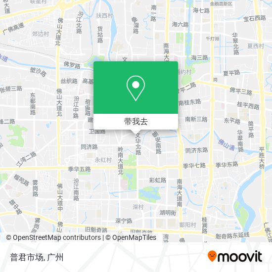 普君市场地图