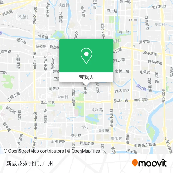 新威花苑-北门地图