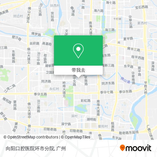 向阳口腔医院环市分院地图