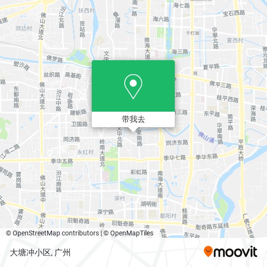 大塘冲小区地图