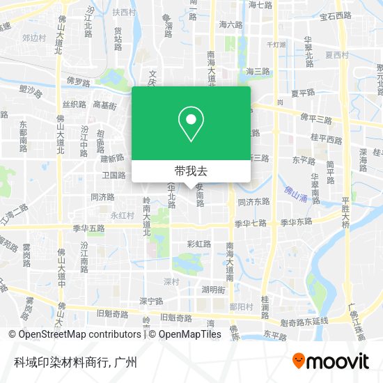 科域印染材料商行地图